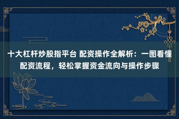 十大杠杆炒股指平台 配资操作全解析：一图看懂配资流程，轻松掌握资金流向与操作步骤