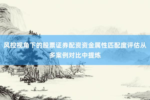 风控视角下的股票证券配资资金属性匹配度评估从多案例对比中提炼